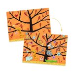 Djeco DJ09948 - Stickers épais repositionnables Chat-perché