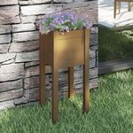 vidaXL Jardinière d'extérieur Marron miel 31x31x70 cm Bois de pin