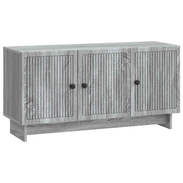 vidaXL Meuble TV 99 x 34 5 x 50 cm Sonoma gris Bois d'ingénierie
