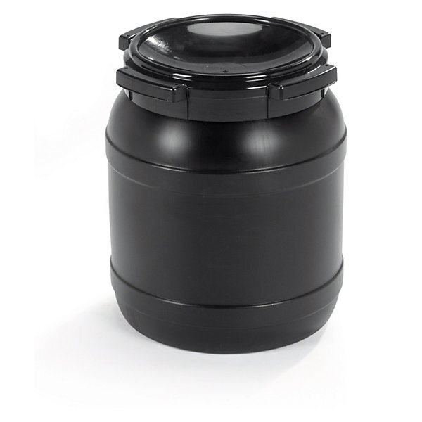 Baril à grande ouverture  anti-uv noir 26 l