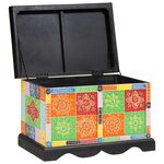 vidaXL Boîte de Rangement avec stockage Multicolore 60 x 40 x 40 cm
