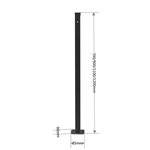 Paravent extérieur rétractable phoenix gris  400 x 160 cm