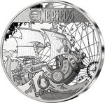 Pièce de monnaie en Argent 10 Euro g 22 Millésime 2024 One Piece LUFFY AND THE THOUSAND SUNNY
