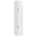 vidaXL Ensemble de Meubles 2 Pièces Blanc brillant Bois d'ingénierie