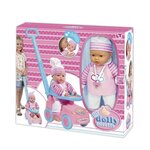 LOKO TOYS - Poupon soft 36cm avec son porteur