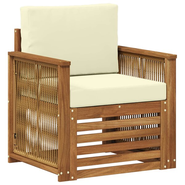 vidaXL Sofa de milieu extérieur Naturel