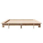 vidaXL Cadre de lit sans matelas 120x190 cm bois de pin massif