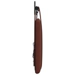 vidaXL Tête de lit suspendue Avec lumière LED Brun Brillant PU antique