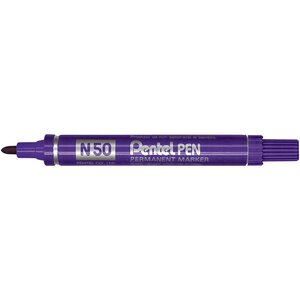 Marqueur Permanent N50 Corps Aluminium Pointe ogive 2 mm Violet x 12 PENTEL