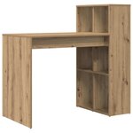 vidaXL Bureau Chêne artisanal 108 x 55 x 103.5 cm Bois d'ingénierie