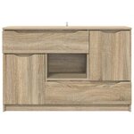 vidaXL Buffet Chêne Sonoma 100 x 30 x 65 6 Bois d'ingénierie