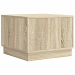 vidaXL Table basse Chêne Sonoma 49 x 50 x 37 cm Bois d'ingénierie