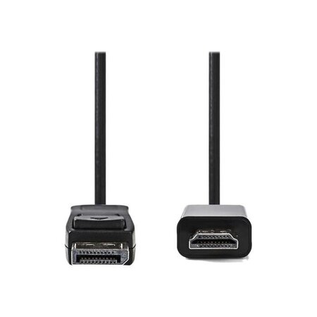 NEDIS DisplayPort - HDMI™ Cable - DisplayPort Male  -  HDMI™ Connector - 2.0 m - Noir