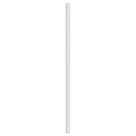 vidaXL Tête de lit métal blanc 180 cm