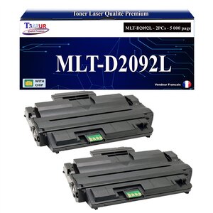 T3AZUR -2x Toners compatibles avec Samsung MLT-D2092L MLTD2092L pour Samsung SCX4825FN SCX4826FN SCX4828FN SCX4828FNK SCX4828FNKG SCX4828HN SCX4829FD