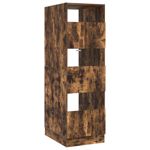 vidaXL Armoire à Laver Chêne fumé 50 x 68 x 162 cm Bois d'ingénierie