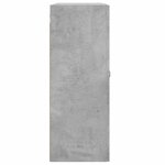 vidaXL Armoire murale gris béton 69 5x34x90 cm bois d'ingénierie