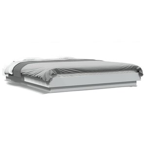 vidaXL Cadre de lit sans matelas blanc 150x200 cm