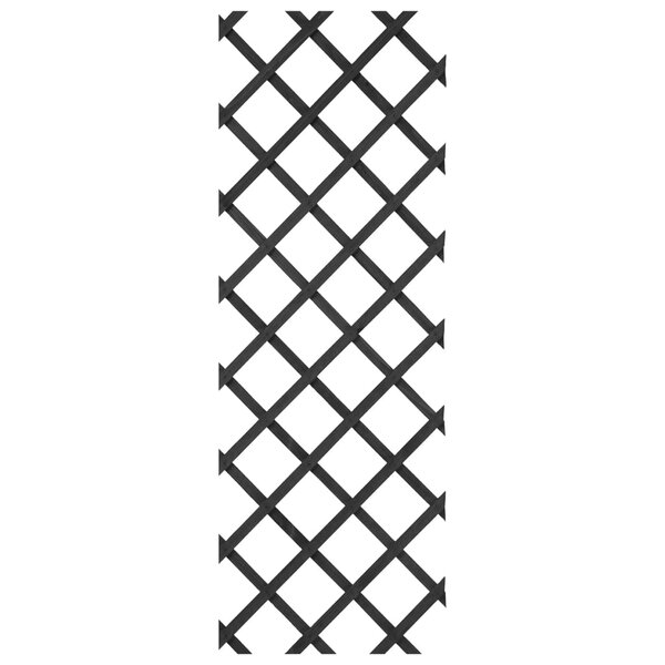 Nature Treillis de jardin 50x150 cm bois anthracite