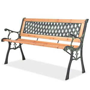 vidaXL Banc de jardin 122 cm Bois