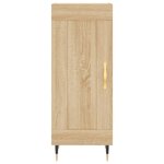 vidaXL Buffet Chêne sonoma 34 5x34x90 cm Bois d'ingénierie
