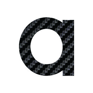 Numéro A-numéro adhésif pour boîtes aux lettres- Vinyle épais texturé 38 mm  Carbone