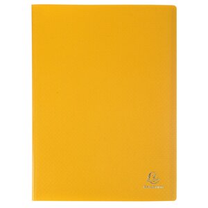 Protège-documents En Polypropylène Souple Opak 40 Vues - A4 - Jaune - X 20 - Exacompta