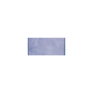 Ruban organdi Bleu moyen 40 mm Au mètre