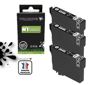 604XL - Ananas - 3 X NOIR - Grande capacité