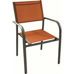 Fauteuil en aluminium duca (lot de 6)