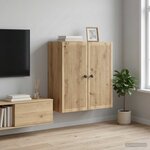 vidaXL Armoire Murale 59 x 31 x 60 cm Bois d'ingénierie