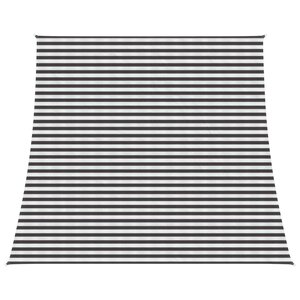 vidaXL Voile d'ombre 4 / 5 x 4 m HDPE Rectangulaire Anthracite et blanc