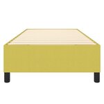 vidaXL Sommier à ressorts de lit Vert 80x200 cm Tissu