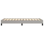 vidaXL Cadre de lit sans matelas gris clair 90x190 cm tissu