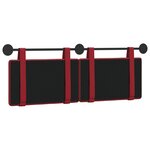 vidaXL Tête de lit suspendue Bordeaux Simili cuir