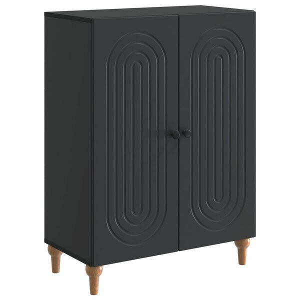 vidaXL Buffet Noir 66 x 34 5 x 90 cm Bois d'ingénierie