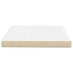 vidaXL Matelas de Lit avec matelas Vert 180 x 200 cm tissu