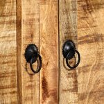 vidaXL Buffet 120x35x76 cm Bois de manguier massif