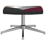 vidaXL Chaise de relaxation avec tabouret Patchwork Tissu