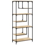 vidaXL Bibliothèque chêne sonoma 81x36x176 cm bois d'ingénierie