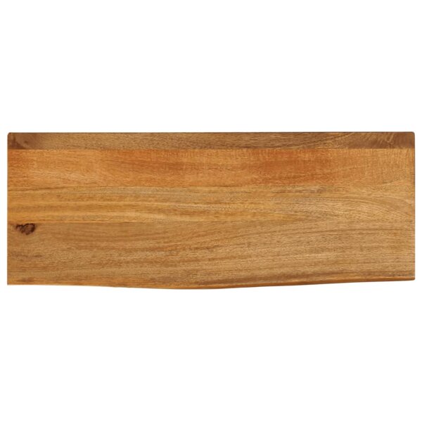 vidaXL Dessus de table à bord vivant 80x40x2 5 cm bois massif manguier