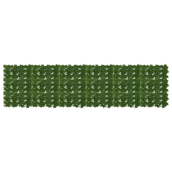 vidaXL Écran de balcon avec feuilles Vert 300 x 75 cm