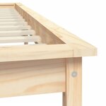 vidaXL Cadre de lit 140x200 cm bois de pin massif