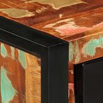 vidaXL Armoire console multicolore 90x35x75cm bois massif récupération