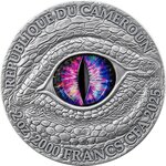 Pièce de monnaie en Argent 2000 Francs g 62.2 (2 oz) Millésime 2025 Dragonology STONEGAZE BASILISK
