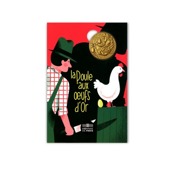 Jean de La Fontaine – 400ème anniversaire Cartelette Fable - La Poule aux oeufs d'or