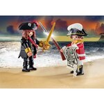 Playmobil - 70273 - capitaine pirate et soldat