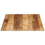 vidaXL Dessus de table bord vivant 110x80x3 8 cm bois de manguier brut