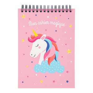 Cahier À Spirales Licorne - Draeger paris
