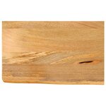 vidaXL Dessus de table à bord vivant 50x30x2 5 cm bois massif manguier